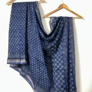 Midnight Blue - Blue White Motifs
